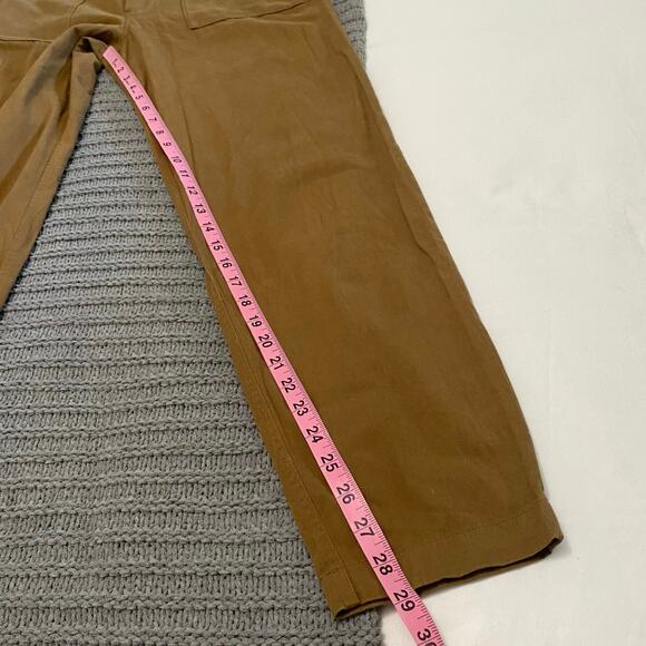 DOEN Walker Pant in Boscage Womens Size 2 Cotton Twill Barrel Patch Pockets - Picture 6 of 9